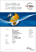 Zertifikat DIN EN 15257